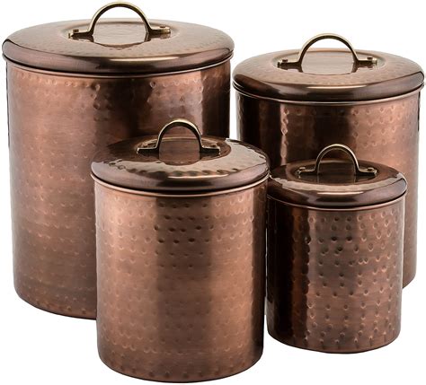 metal storage container with lid